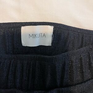 Mikuta Black Shimmer Skirt